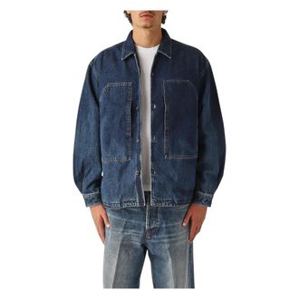 Nine In The Morning Heren, Jassen, Blauw, Maat: L Denim