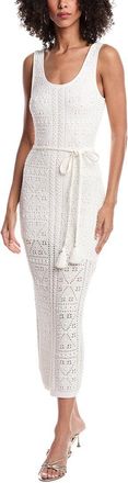 Milly Milly Pointelle Knit Midi Dress