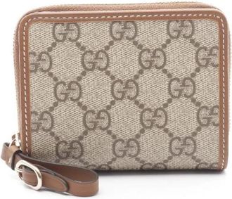 Gucci Pre-owned Wallets, female, Beige, Size: ONE SIZE Pre-owned Plastic wallets