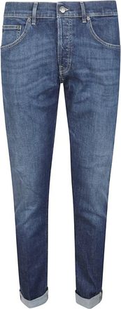 Dondup Icon Regular-fit Jeans - Heren - Slim Fit Jeans - Blauw - W33 - Katoen - Jeans