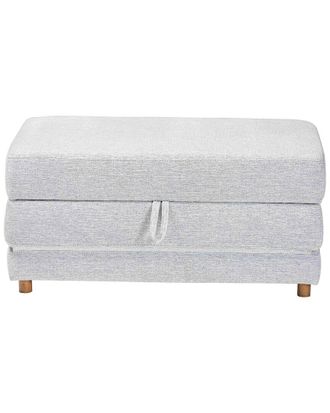Baxton Studio Sabriel Modern Convertible Sleeper Ottoman