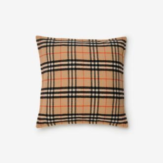 Burberry Check Wool Cashmere Cushion
