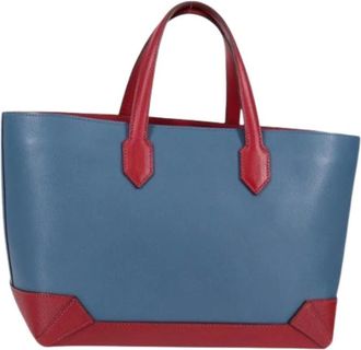 Herm&egrave;s Pre-owned Tote Bags, female, Blue, Size: ONE SIZE Pre-owned Vintage Hand Bag