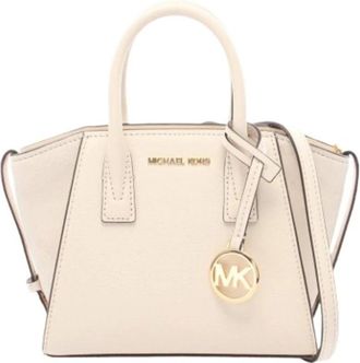 Michael Kors Pre-owned Handbags, female, Beige, Size: ONE SIZE Pre-owned Avril Extra Small Satchel