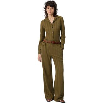 Missoni Tailored Pants With Zigzag Pattern in Green at Nordstrom, Size 44 It