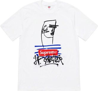 SUPREME SS19 x Jean Paul Gaultier White Tee SUP-SS19-773