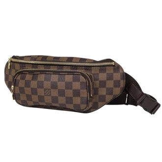 Louis Vuitton Brown Damier Canvas Fanny Pack Sling Bag (Pre-Owned)