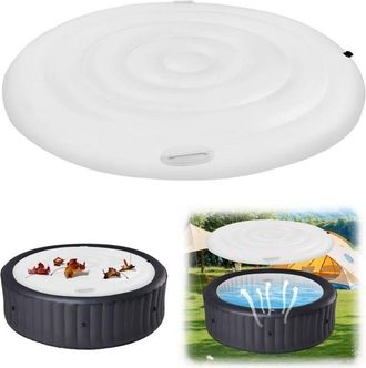 OEM Cubierta De Pvc De 138 Cm Para Jacuzzi, Apta Para Piscinas Hinchables Con Asas, Con Aislamiento Total, Protecci&oacute;n Contra La Lluvia Y La Nieve, Y Forma