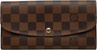 Louis Vuitton Brown Damier Canvas Pvc Coin Purse/Coin Case (Pre-Owned)