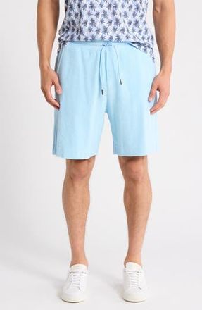 Bugatchi Cotton French Terry Shorts in Sky at Nordstrom Rack, Size Xx-Large