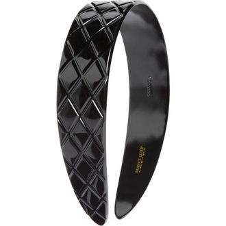 France Luxe Wide Quilted Headband in Black at Nordstrom