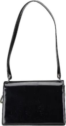 Ferragamo Pre-owned Shoulder Bags, female, Black, Size: ONE SIZE Pre-owned Leather handbags