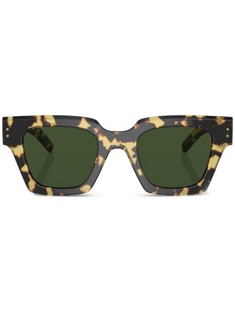 Dolce & Gabbana Eyewear Occhiali da sole squadrati - Giallo