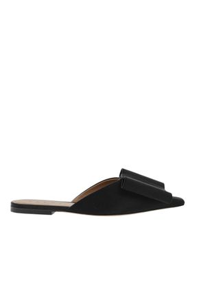 Marni Black Maxi Bow Mules