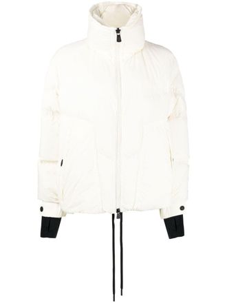 Moncler Donsjack met rits - Wit