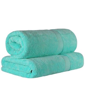 Superior Egyptian Cotton Highly Absorbent 2Pc Ultra-Plush Solid Bath Sheet Set