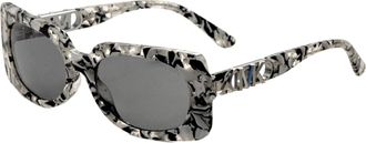 Michael Kors Womens 56 mm White Sunglasses