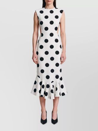 Jacquemus printed slim-fit open-back midi dress
