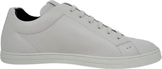 Fendi Fendi Mens Leather Logo Print Low-Top Sneaker (Authentic Pre-Loved)