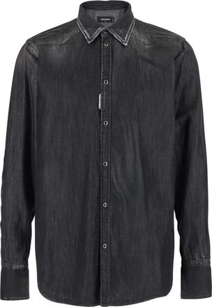 Dsquared2 Black Cotton Shirt