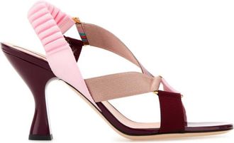 Fendi Multicolor Stripes Colibri Heels