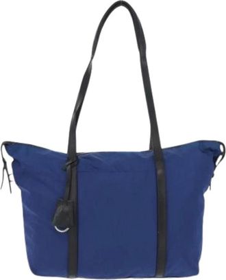 Prada Pre-owned Tote Bags, female, Blue, Size: ONE SIZE Pre-owned Vintage tote
