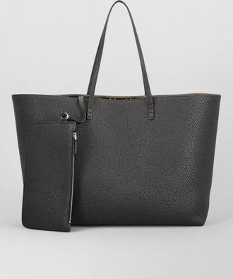 Fendi medium calf leather tote bag