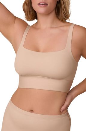 Harper Wilde Bliss Square Neck Bralette in Beige at Nordstrom, Size 3X-Large