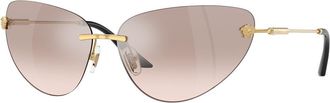 Versace VE2281 10028Z Womens Sunglasses Gold Size 64