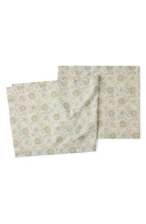 Coyuchi Coral Bell Table Runner in Sand/chestnut at Nordstrom