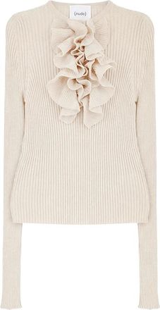 Nude Mujer, Jerseys, Blanco, Talla: L