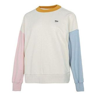 Puma (WMNS) PUMA Colorblock Splicing Round Neck Pullover Hoodie Multicolor 533052-73