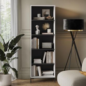 Vicco Libreria Eliza, Bianco, 60 x 180 cm con 5 scomparti, Vicco