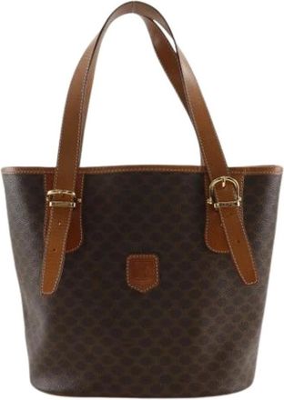 Celine Pre-owned Vintage Tote Bag - Dames - Vintage Shopper - Bruin - ONE Size - Vintage