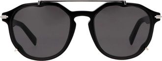 Dior Zwarte Zonnebril Elegante Stijl Accessoire - Dames - Zonnebrillen - Zwart - 56 MM - Accessoires