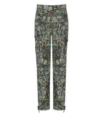 Ganni PANTALONE IN TWILL JADEITE GANNI