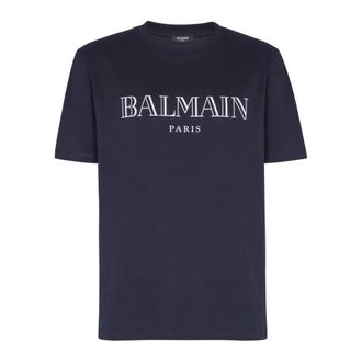 Balmain Hombre, Camisetas, Azul, Talla: S