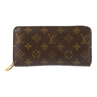 Louis Vuitton Monogram Brown Pvc Long Wallet (Bi-Fold) (Pre-Owned)