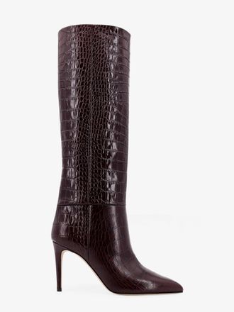 PARIS TEXAS Stivali Stiletto in pelle Embossed Croco - PARIS TEXAS - gender_Woman