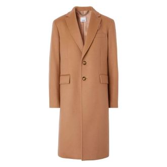 Burberry Callen Wool Cashmere Single-Breasted Coat, Brand Size 50 ( US Size 40 )