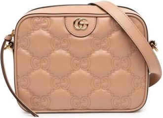 Gucci Pre-owned Cross Body Bags, female, Brown, Size: ONE SIZE Pre-owned Canvas Cross Body Bag