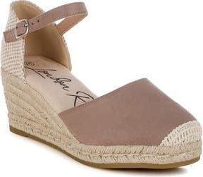 London Rag Paryor Espadrille Platform Wedge Pump in Taupe at Nordstrom Rack, Size 10