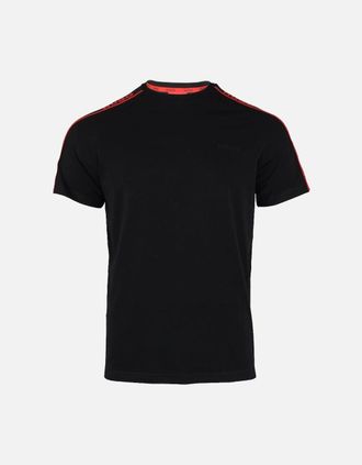 HUGO BOSS Mens HUGO Liam T-Shirt, Black - Size: 44