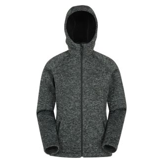 Mountain Warehouse Dames Nevis Nepbont Gevoerde Volledige Rits Hoodie (Zwart)