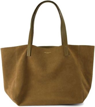 Kurt Geiger Large Violet Suede Tote in Tan Suede at Nordstrom