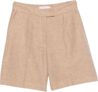 Kaos Kaos, Korte Broeken, Dames, Beige, S, Long Shorts