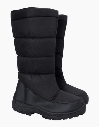 Mountain Warehouse Womens Mountain Warehouse Womens/Ladies Icey Long Snow Boots - Black - Size: 6