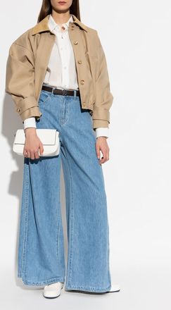 Emporio Armani Wide-leg Jeans, Womens, Blue