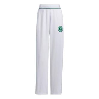 adidas (WMNS) adidas Verbiage Doubleknit Pants Asia Sizing White Green JE3615