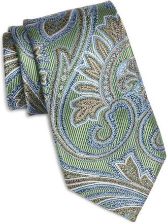 Nordstrom Paisley Silk Tie in Green at Nordstrom